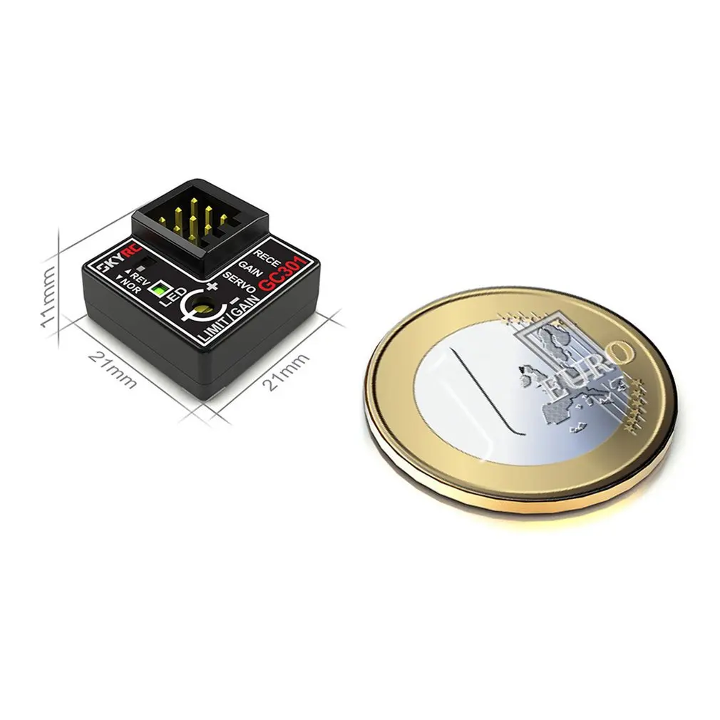 

Original SKYRC GC301 Mini Gyro Gyroscope for RC Car Drift Racing Car Steering Output Integrated Compact Light-weight Design