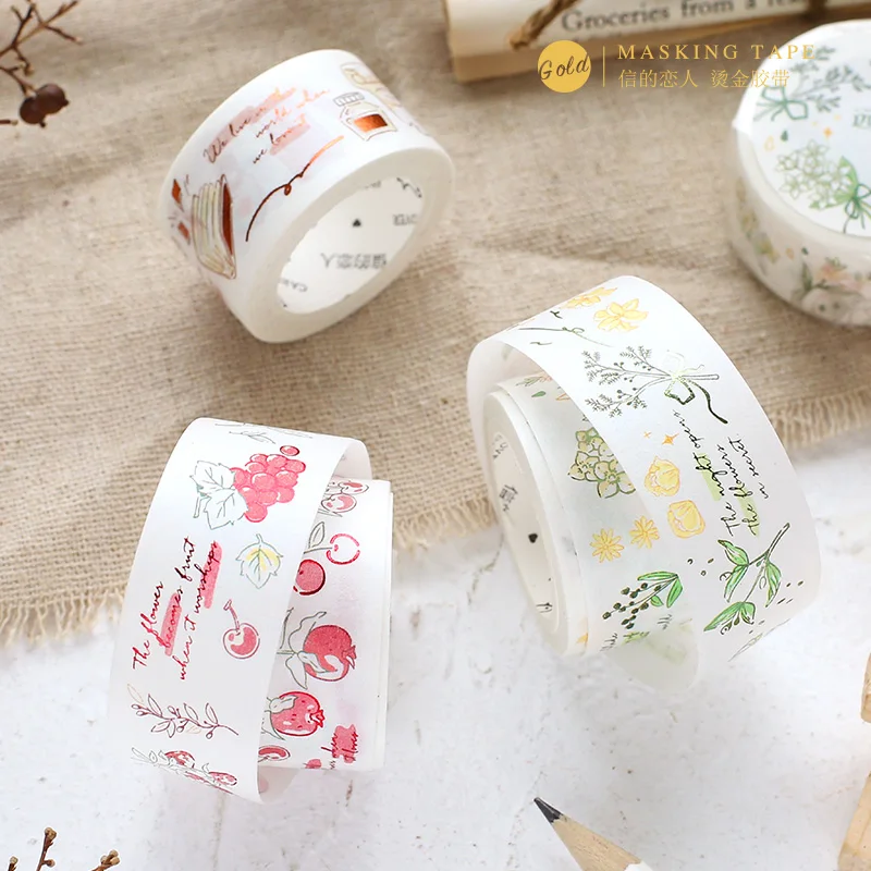 Бумажная декоративная лента 6 шт./лот серии дальний стихи Маскировочная Васи