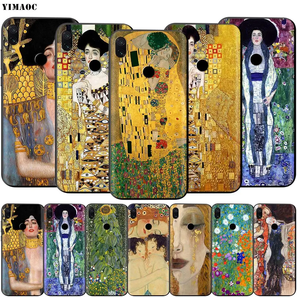 Мягкий ТПУ чехол YIMAOC Gustav Klimt для Xiaomi Redmi mi Note MAX 3 6 6A 7 mi6 mi8 9 se a1 a2 Pro Lite go pocophone