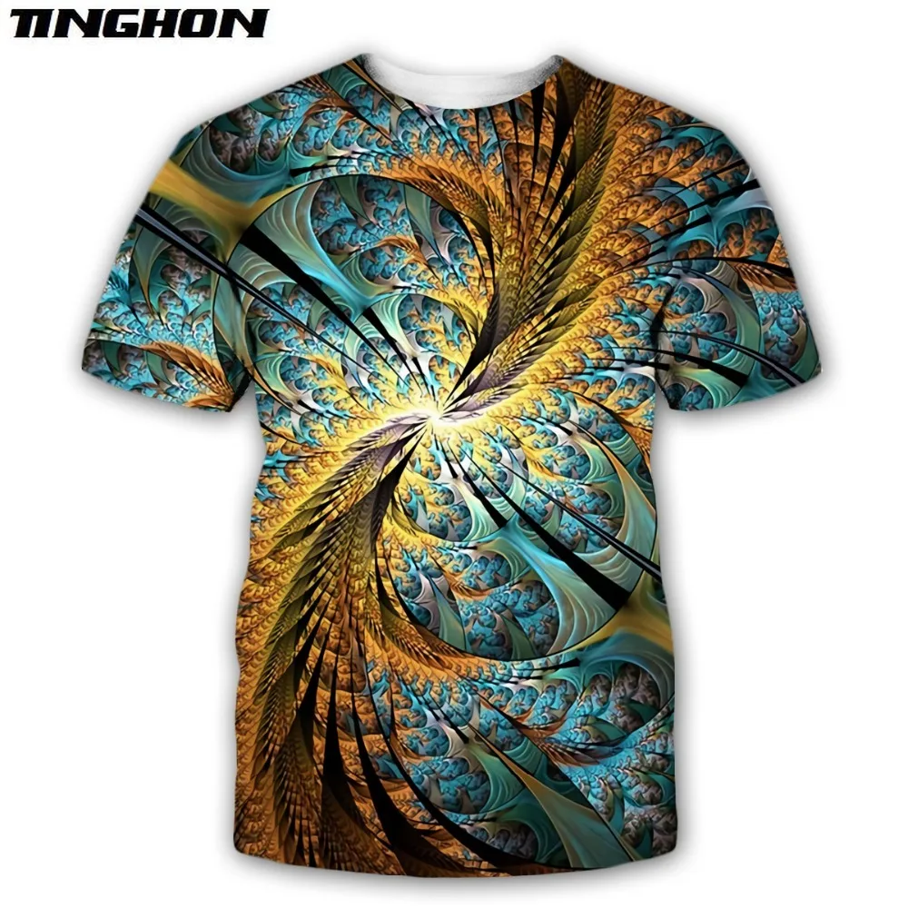 

XS-7XL модная Триппи футболка светящаяся в темноте 3D психоделический Принт мужчины женщины короткий рукав Летняя уличная одежда Повседневная футболка 9