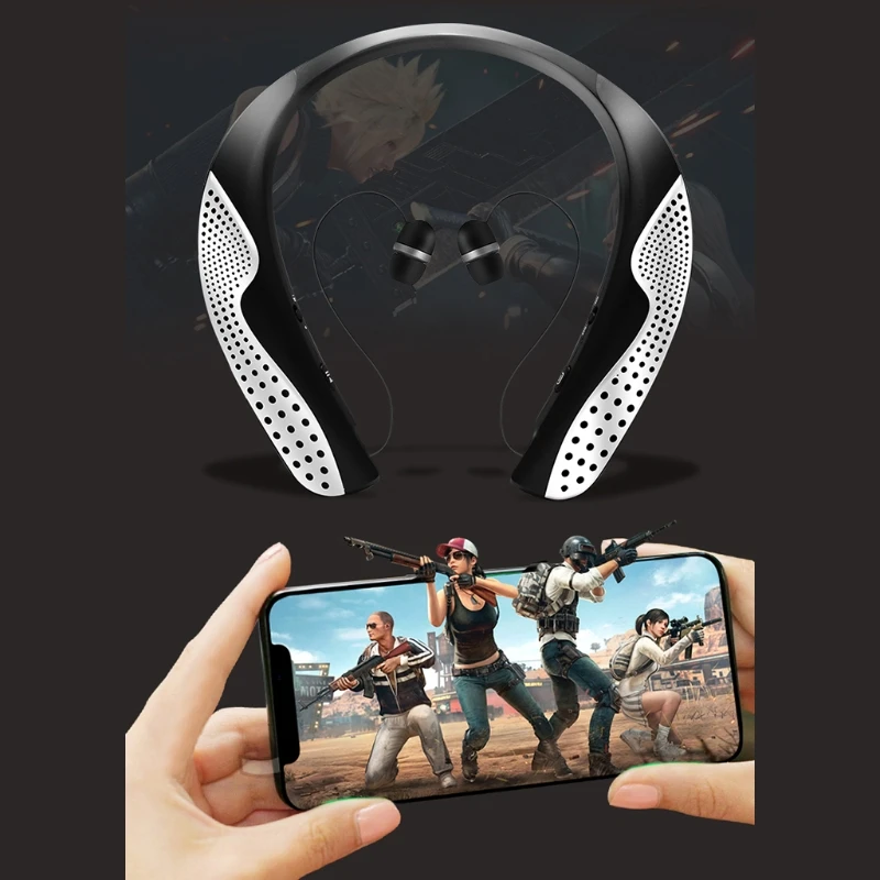 

2021 New Extra Long Standby Time Neck - mounted Headphones HX288 Bluetooth Speaker Portable for Running
