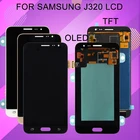 1 шт. протестированный 5,0 дюймовый J3 2016 дисплей для Samsung Galaxy J320 ЖК-дисплей с сенсорной панелью в сборе J320A J320F экран Бесплатная доставка