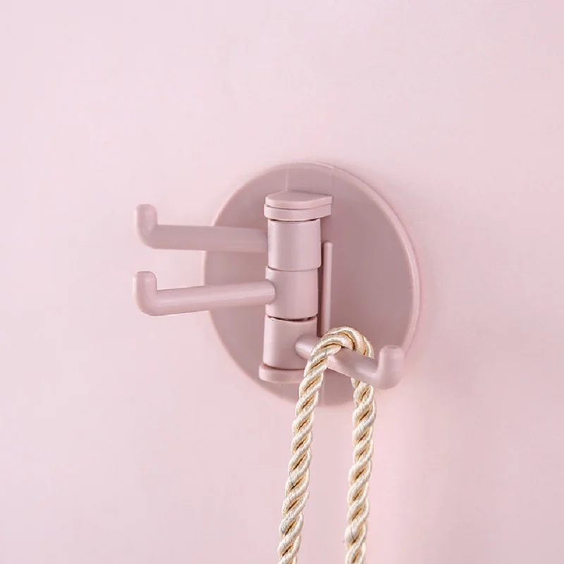 

Selling Solid Color Free Punching Door Without Trace Nail Small Hook Clothes Hook Mounted Wall Hook Wall Hooks Decorative