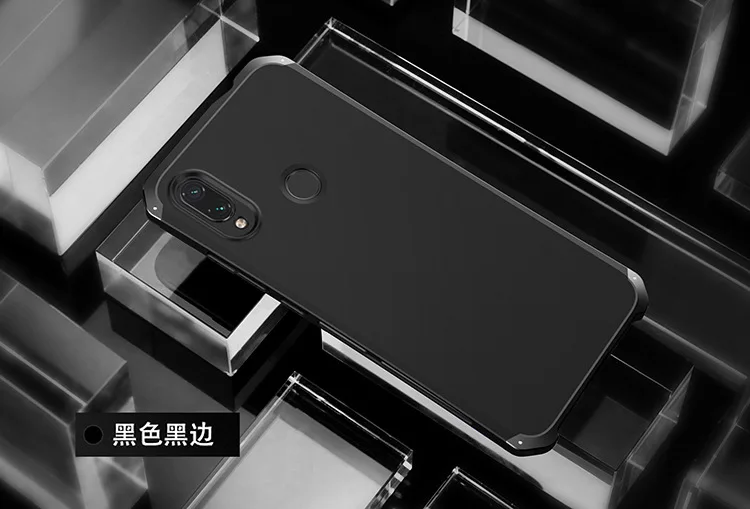 Текстурированная анти-осенняя Металлическая Рамка PC задняя для Redmi Note 7 5 Note7 Global алюминиевый сплав бампер чехол Note 6 Pro крышка с подарком