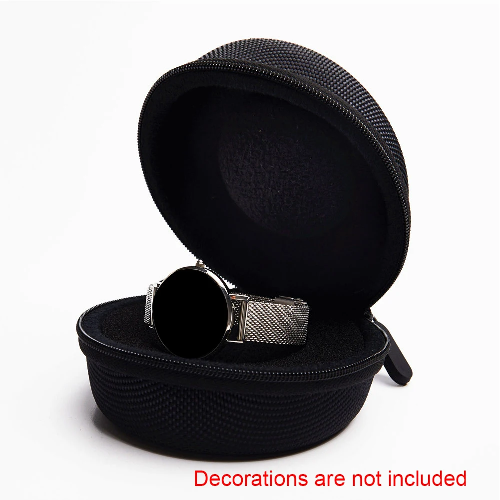 Коробка для хранения часов черный дорожный футляр Часы в подарочной коробке