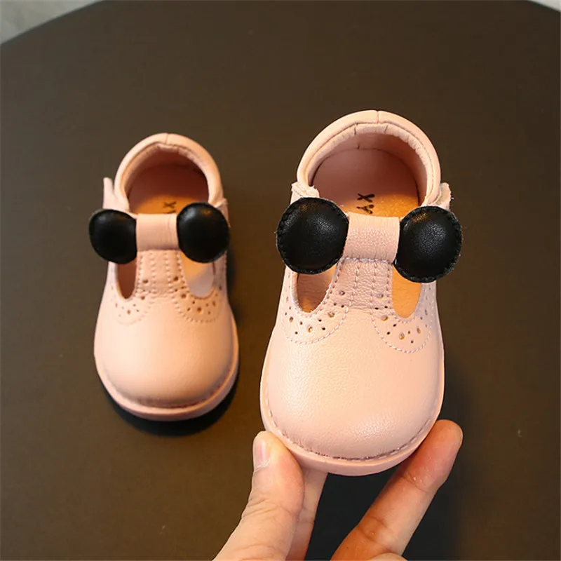 DIMI 2019 осень новая детская кожаная обувь полуботинки для новорожденных мягкая