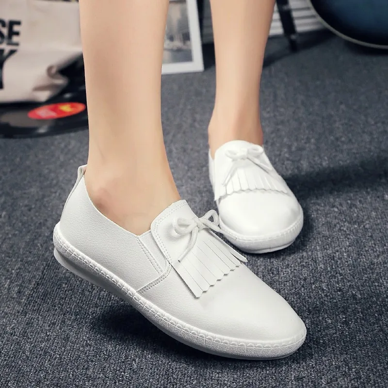 Женские теннисные туфли новинка 2019 Женская Удобная спортивная обувь белые