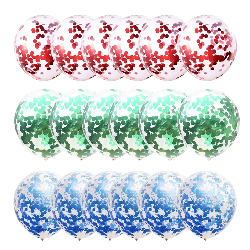

1 set Confetti metal Balloon Happy Birthday party decorations Christmas Wedding Decoration Anniversary Baby Shower Globos