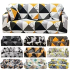 Чехлы для диванов в гостиную, разноцветные геометрические чехлы, эластичные чехлы для диванов и кресел, эластичные чехлы для диванов