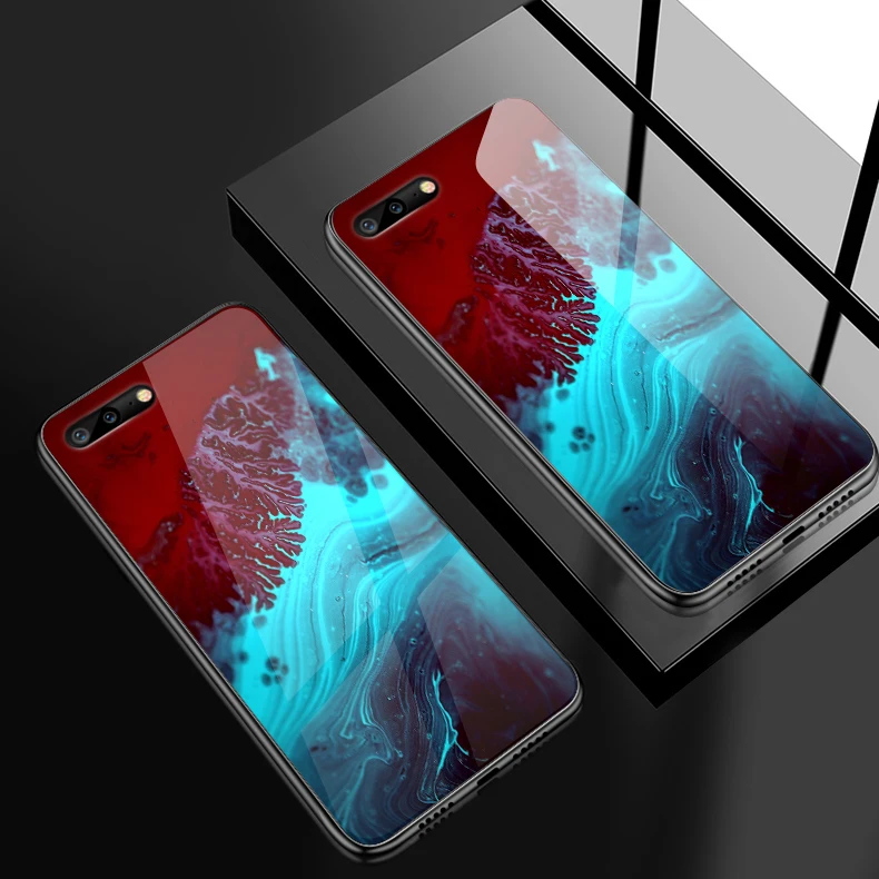 W405 Закаленное Стекло чехол для iPhone 5S, se, 6, 6 S, 7, 8 Plus XR XS MAX чехол для Meizu M5 M6 M8 M9 Примечание 16th плюс противоударный Твердые чехлы - Цвет: W405