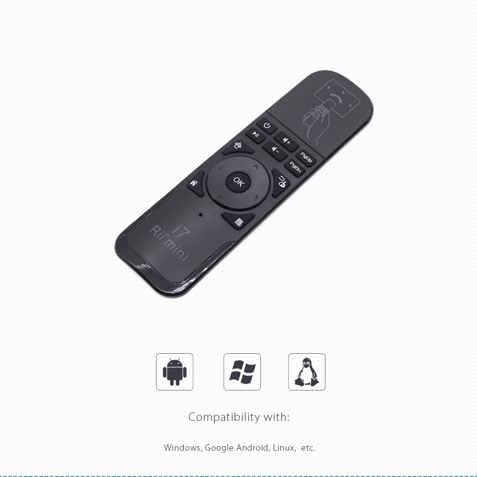 Беспроводная мини-мышь Rii i7 2 4 ГГц для ТВ-приставки Android мини-ПК IPTV ТВ-приставка