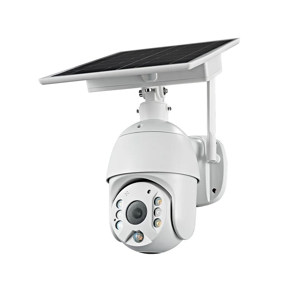 

JideTech 1080P CCTV IP Camera H.265 Night Vision P2P Remote View PTZ Wifi Wireless Outdoor Waterproof 4G GSM Solar Panel Camera