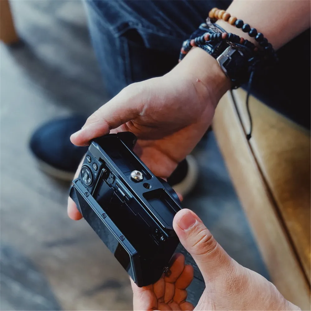 Деревянная рукоятка с алюминиевой основой Кронштейн для CANON G7X