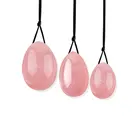 Yoni яйцо Роза кварц нефритовые яйца Бен Ва мяч для женщин Кегель упражнения подтяжки Вагинальные мышцы здоровья тела массаж и релаксация