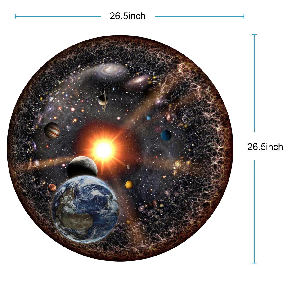 Пазл Луна и земля 1000 штук сложная мозаика паззл для взрослых игрушки развивающие