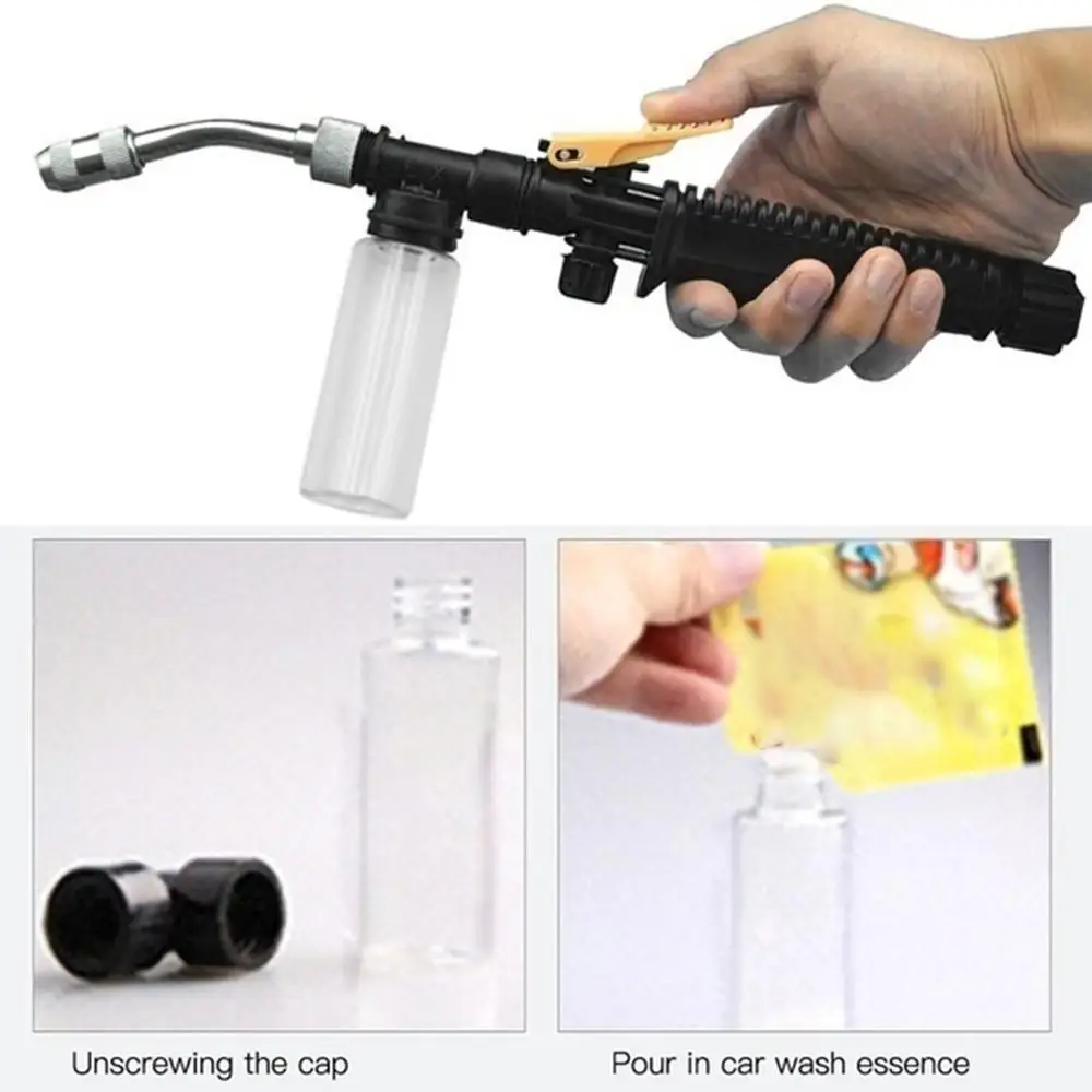 

Stainless Steel Long Rod Cleaning Gun Atomization Wax Water Gun Foam Cleaning Gun Removable Cleaning Gun