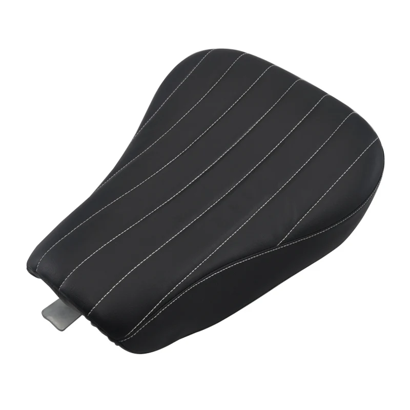 

Motorcycle Front Driver Seat Synthetic Leather Pillow Solo Cushion Fit For Harley Sportster Forty Eight XL1200 883 72 48
