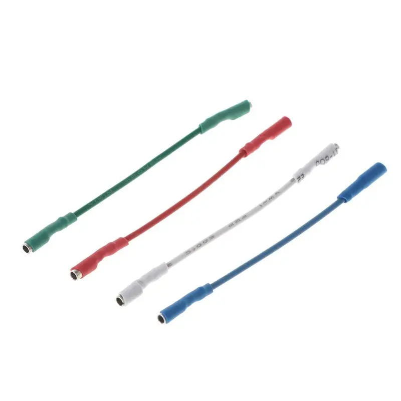 4 шт. универсальные серебряные провода коннектор провод кабель 50 мм для 1 2 3