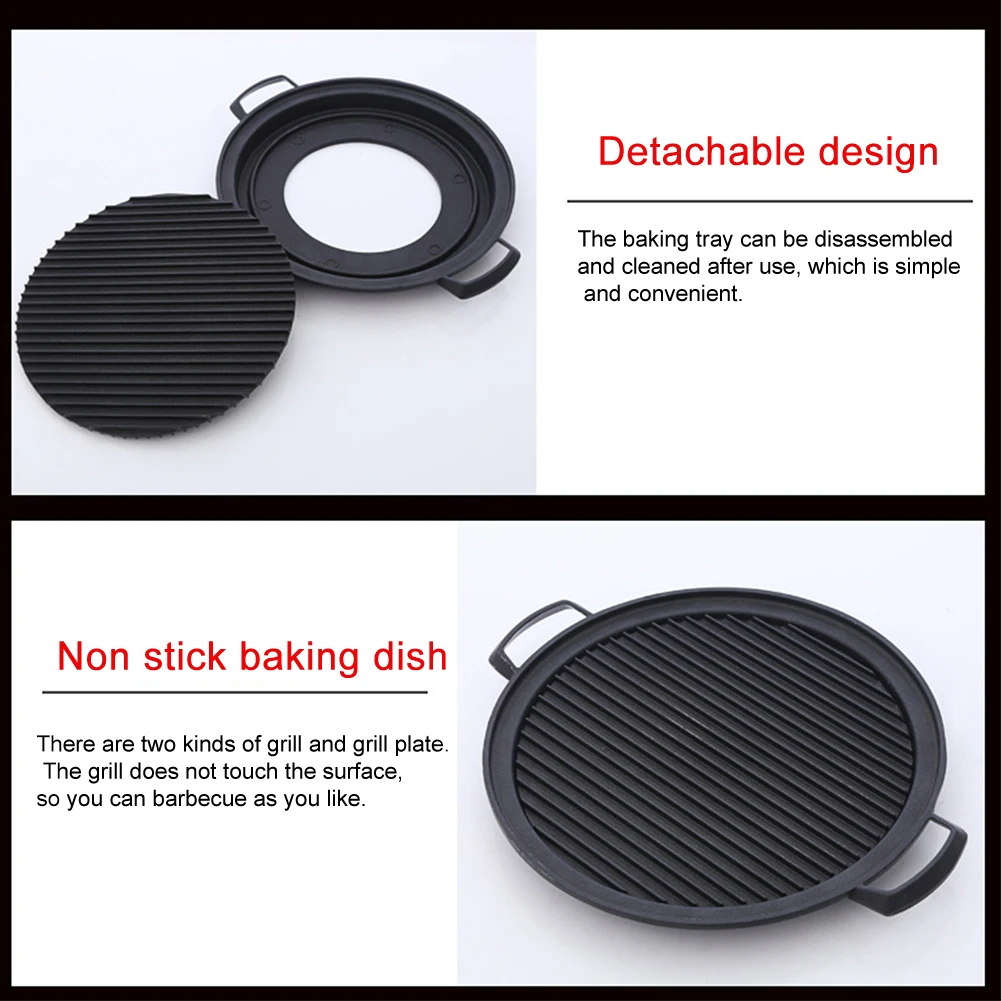 Гриль для барбекю дома и улицы угольная плита кемпинга портативная настольная