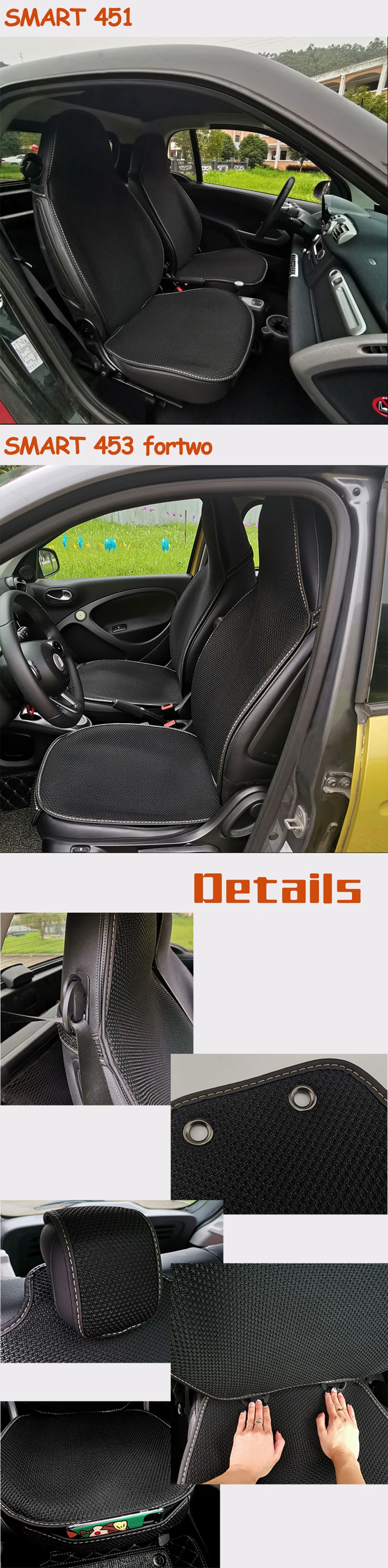 Умные 453 пользовательские автомобильные коврики для Smart 451 smart 453 fortwo фирменные мягкие автомобильные аксессуары автостайлинг Пользовательские Коврики