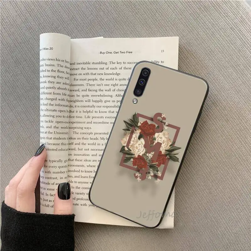 

beautiful Love Passion Flower Phone Case For Samsung galaxy S 7 8 9 10 20 edge A 6 10 20 30 50 51 70 note 10 plus