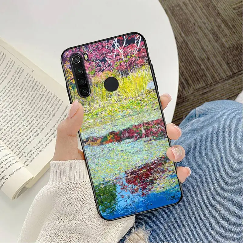 

Yinuoda Monet Water Lilies Painting Custom Soft Phone Case For Redmi K20 Note 5 7 7a 6 8 Pro note 8T 9 Xiaomi Mi 8 9 SE