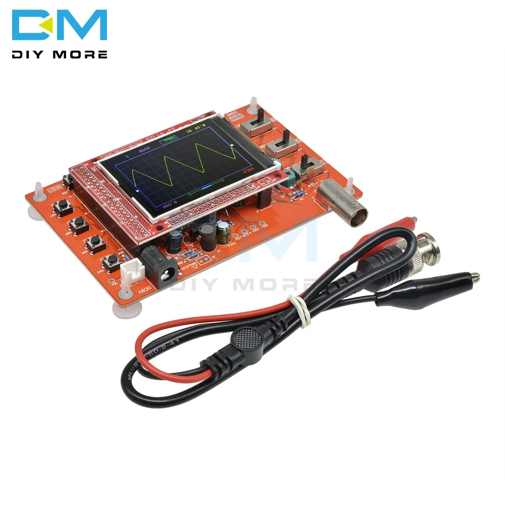 Полностью сваренный цифровой осциллограф TFT 2 4 &quot(1 мс/с) + зонд B1 STM32F103C8 чип 12Bit 1Msps