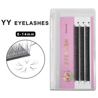 ainifly yy shape 3 rows8 14mm mixed length natural mink eyelash curling eyelash faux eyelashes high quality personal eyelashes