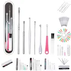 Средство для чистки ушей из нержавеющей стали, прибор для чистки ушей с ложкой, ухочистка