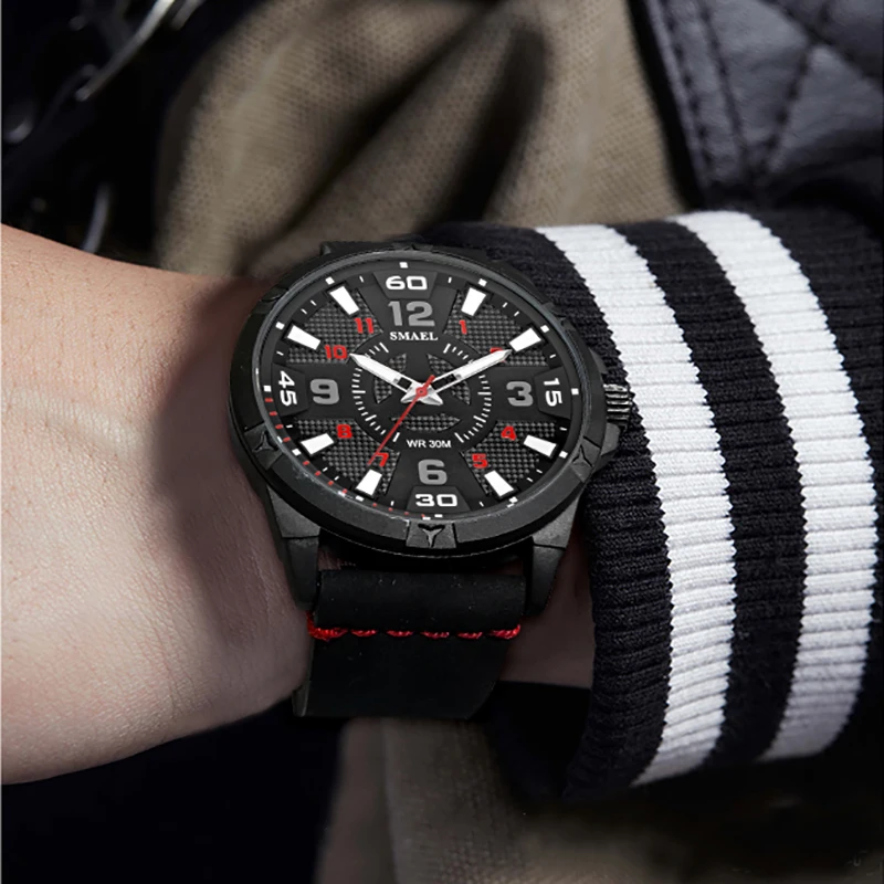 SMAEL модные мужские часы военные спортивные лучший бренд Роскошные