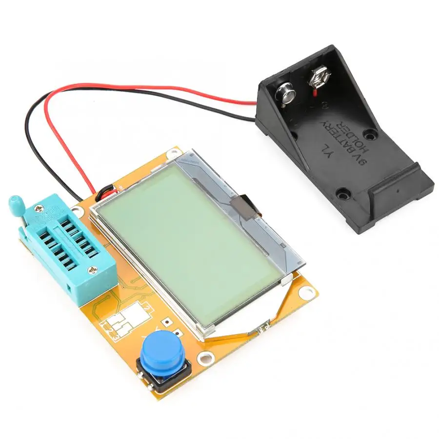 

LCD Graphical Transistor Inductor Capacitor ESR Meter Multifunction Tester with LCD Screen Voltage Detection Function