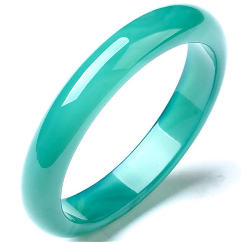 

Hot selling natural hand-carve jade blue agate 58-66mmBaranglet -bracelet fashion accessories Men Women Luck Gifts
