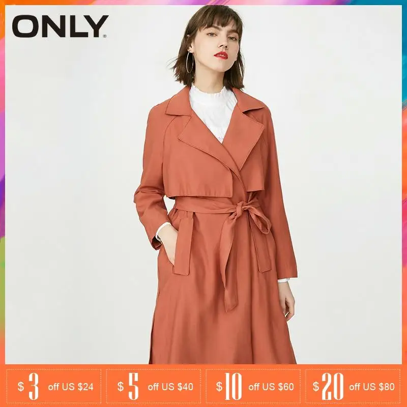 Только новое длинное пальто на шнуровке с регулируемым рукавом | 118136528|Женские