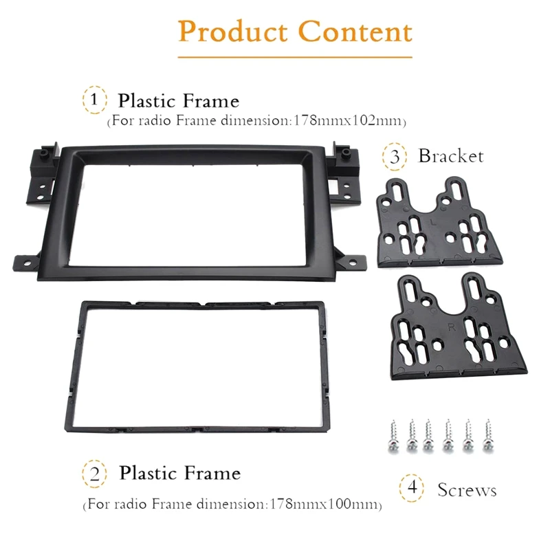 2Din Car Stereo Radio Fascia DVD Panel o Kit for Suzuki Grand Vitara 2005 2006 2007 2008 2009 2010 2011 2012 - 2018 | Автомобили и
