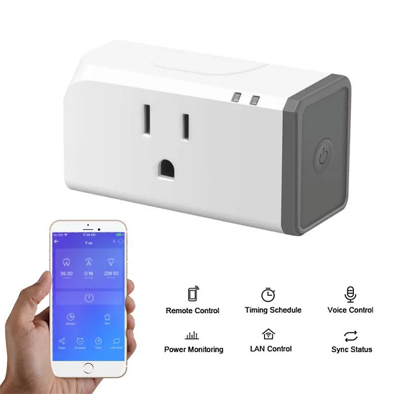 Sonoff S31 компактный дизайн Smart Plug с контролем энергии стандарт США для Google Home Wifi умный дом переключатель