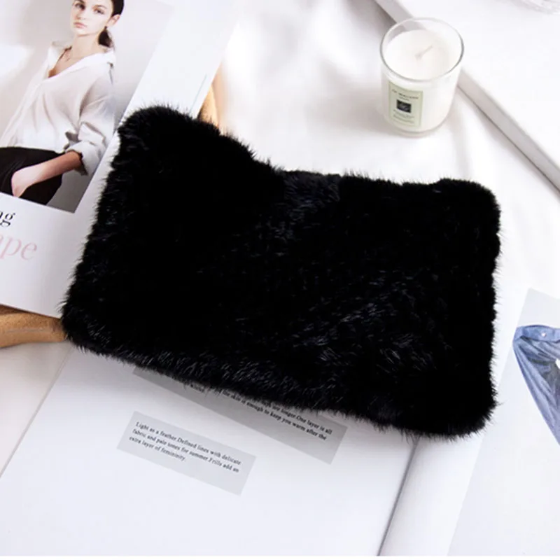 Шарф-кольцо HSPL из меха норки женский 2016 |