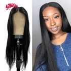 Ali Queen бразильские человеческие волосы парики для женщин T часть парик с средней частью от 10 до 26 дюймов естественный цветБлонд 613 Бесплатная доставка