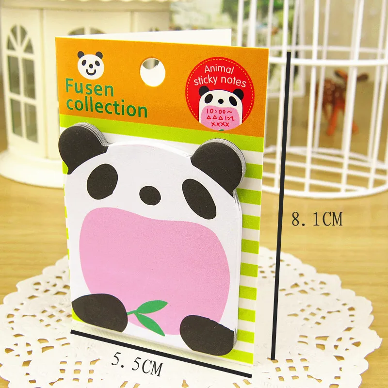 

20 Pages Cute Cartoon Animal Memo Pad Sticky Notes Diy Notebook Paper Planner Korean Stationery Notepad Notes