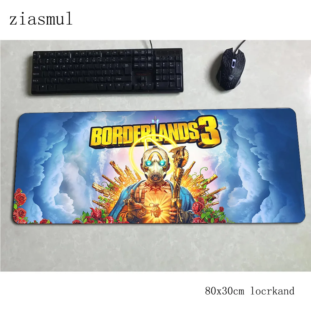 Borderland коврик для мыши 800x300x3 мм великолепный компьютерный коврик для мыши геймерский геймпад пк мультяшный игровой коврик для мыши Настольный коврик офисная мышь