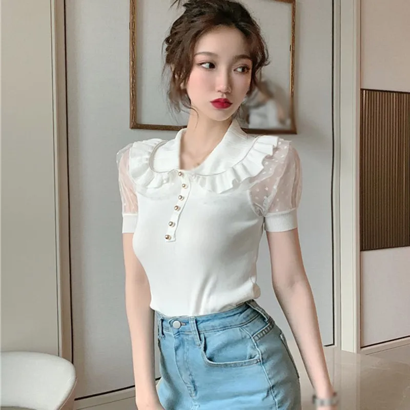 Летнее женское платье без рукавов футболки ретро кукла воротник плотная ткань