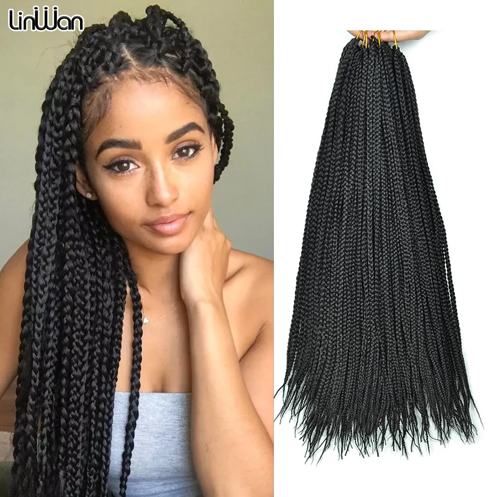 

Ombre Braiding Hair Extensions African Hairstyle Synthetic Hair Braids Box Crochet Braids Fake Hair Brown Blonde Bug For Women