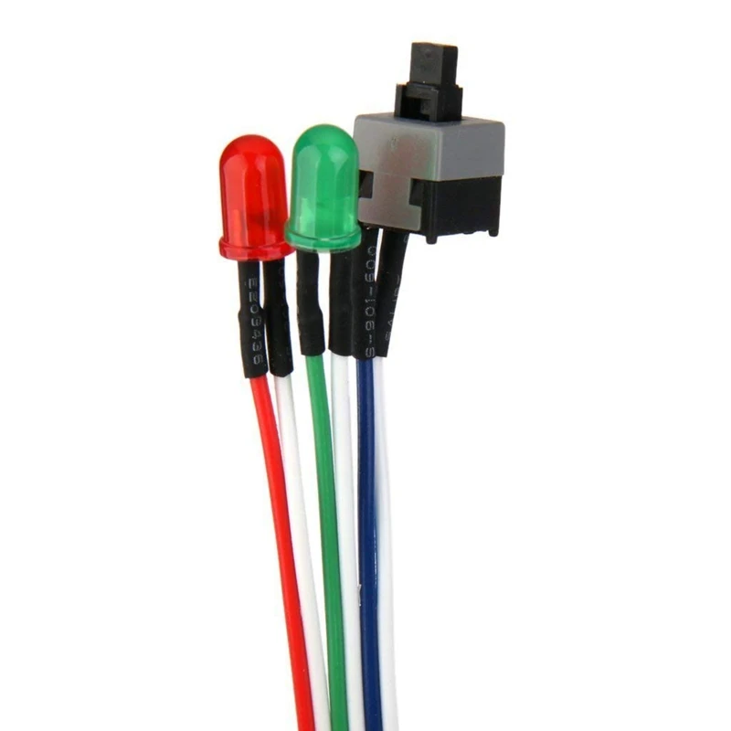 ATX сброс выключения/вкл. Кабель компьютер чехол светодиодный светильник источник