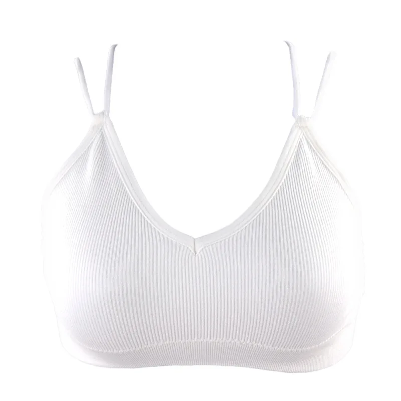 Женский бюстгальтер без косточек CHRLEISURE Бралетт с красивой спинкой и