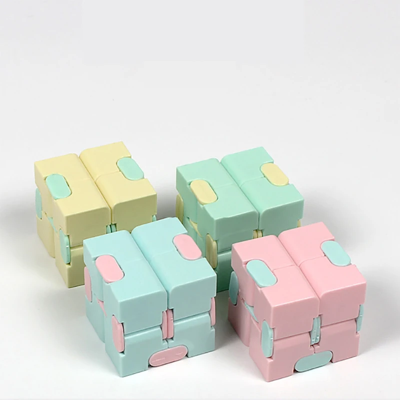 

Figet Toys Fingertips Decompress Puzzle Cube Infinity Magic Square Antistress Sensory Anxiety Desk Toy Four Corner Maze Portable