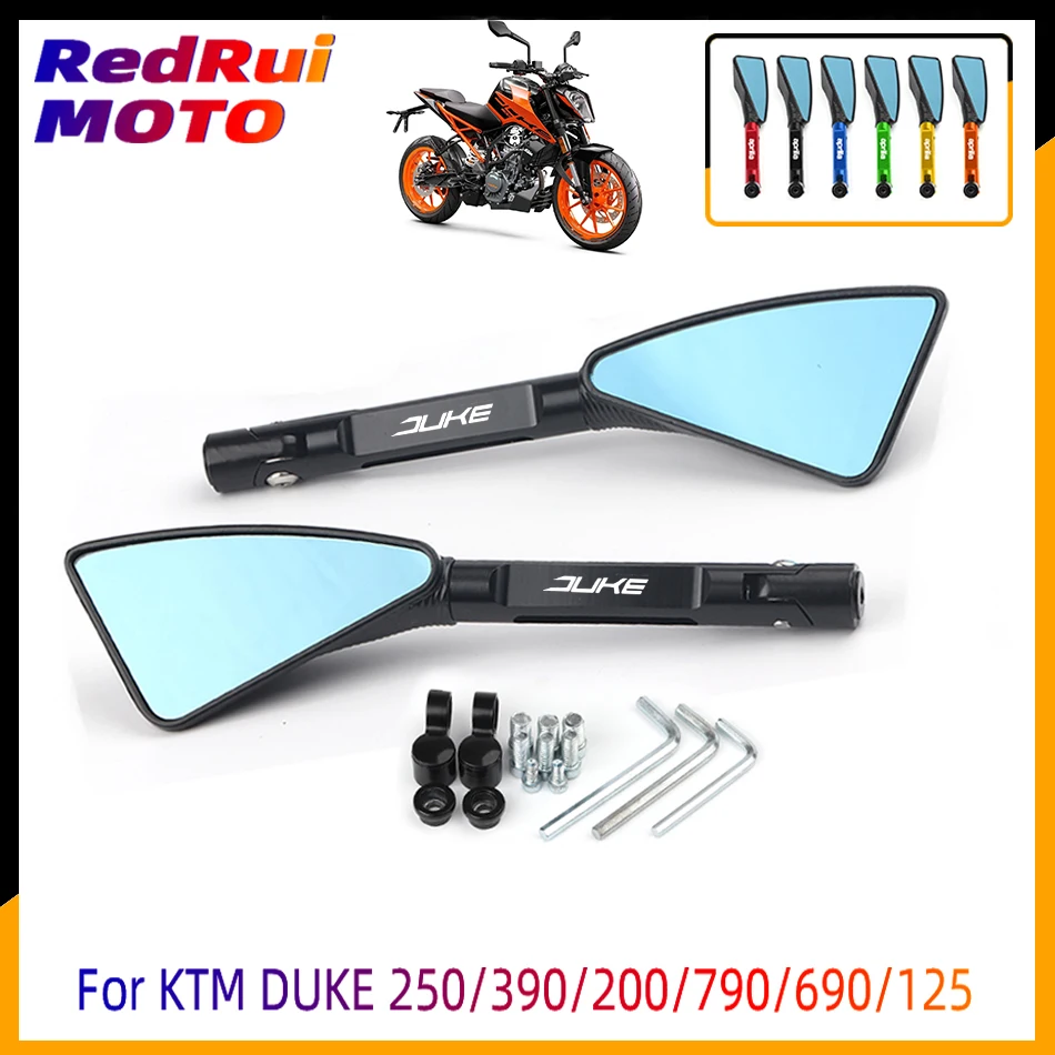 

For KTM DUKE 250/390/200/790/690/125 Universal Motorcycle Accessories CNC Aluminum Rear View 8mm 10mm Rearview Side Mirror