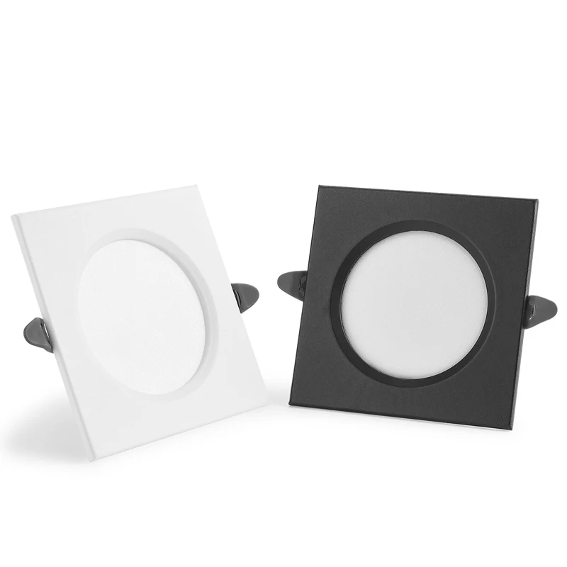 Квадратный светодиодный потолочный Светильник направленного света 9 Вт 12 15