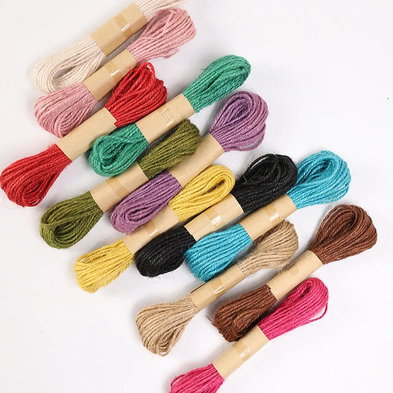 1MM  10 Meter Pure Color Cotton Baker Rope Twine for Handmade Accessories Wedding Party Decoration Gift DIY Cord Wrapping