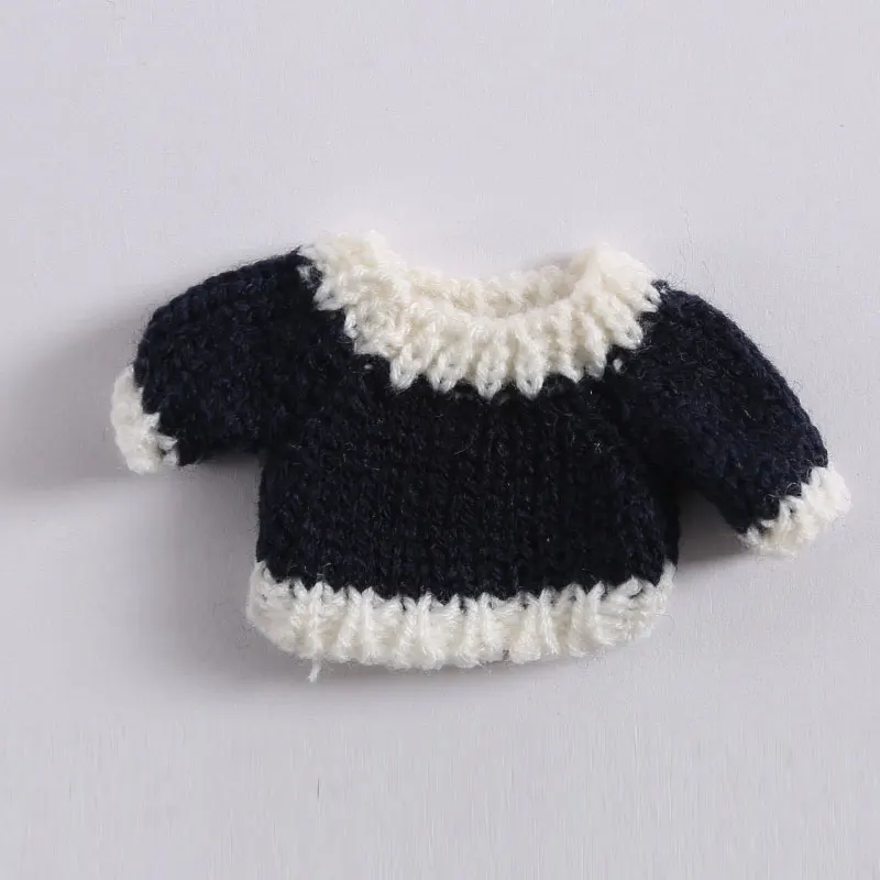 8 only clothes Ob11 Кукла Одежда 1/12 1/8 bjd детская одежда глиняная кукла красивый узел свинья бегать детский вязаный свитер кардиган пальто кукла аксессуары - Цвет: 8 only clothes
