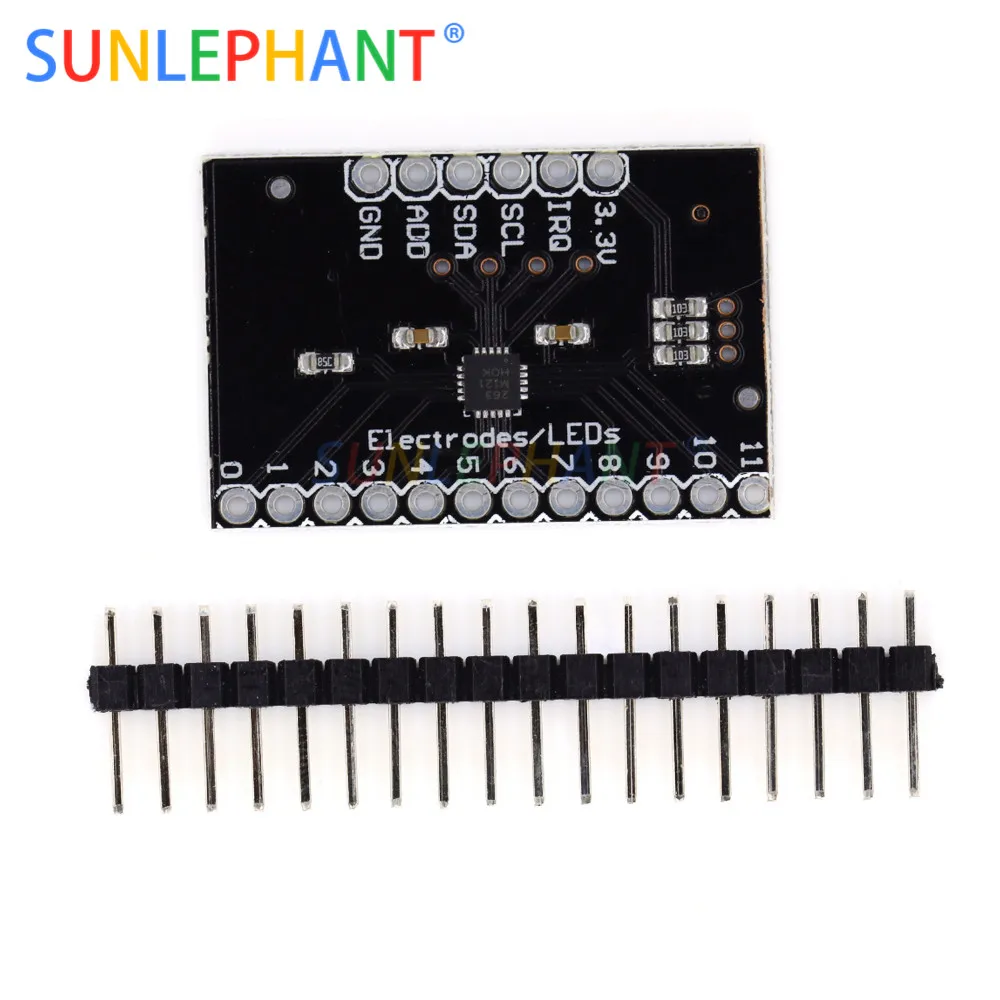 MPR121 коммутационный V12 емкостный сенсорный контроллер модуля I2C клавиатура