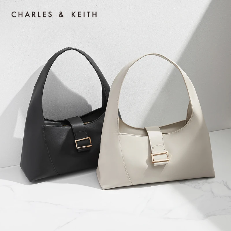 CHARLES＆KEITHНовинка на летом 2021 SL2 20151039 Женская сумка через плечо с металлической